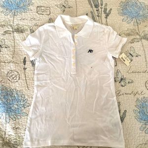 White Aeropostale Women’s Polo T-Shirt